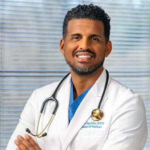 Dr. Jean-Gilles, DO, FACOG, at Abundant Life Healthcare in Lawrenceville, GA