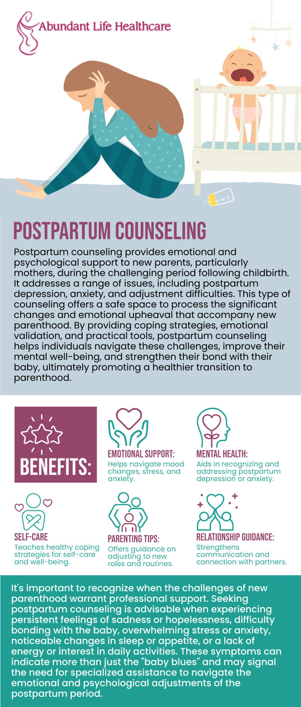 The journey after childbirth is a beautiful yet physically and emotionally demanding time, making specialized medical support essential. At Abundant Life Healthcare, board-certified OB/GYN Dr. Marc Jean-Gilles provides personalized postpartum care tailored to help new mothers heal safely and confidently. Dedicated to patient-centered, compassionate care, Dr. Jean-Gilles and his team offer comprehensive postpartum counseling, physical recovery monitoring, and guidance on navigating early motherhood. For more information, contact us today or book an appointment online. We are conveniently located at 601A Professional Drive, Suite 370, Lawrenceville, GA 30046. The journey after childbirth is a beautiful yet physically and emotionally demanding time, making specialized medical support essential. At Abundant Life Healthcare, board-certified OB/GYN Dr. Marc Jean-Gilles provides personalized postpartum care tailored to help new mothers heal safely and confidently. Dedicated to patient-centered, compassionate care, Dr. Jean-Gilles and his team offer comprehensive postpartum counseling, physical recovery monitoring, and guidance on navigating early motherhood. For more information, contact us today or book an appointment online. We are conveniently located at 601A Professional Drive, Suite 370, Lawrenceville, GA 30046.