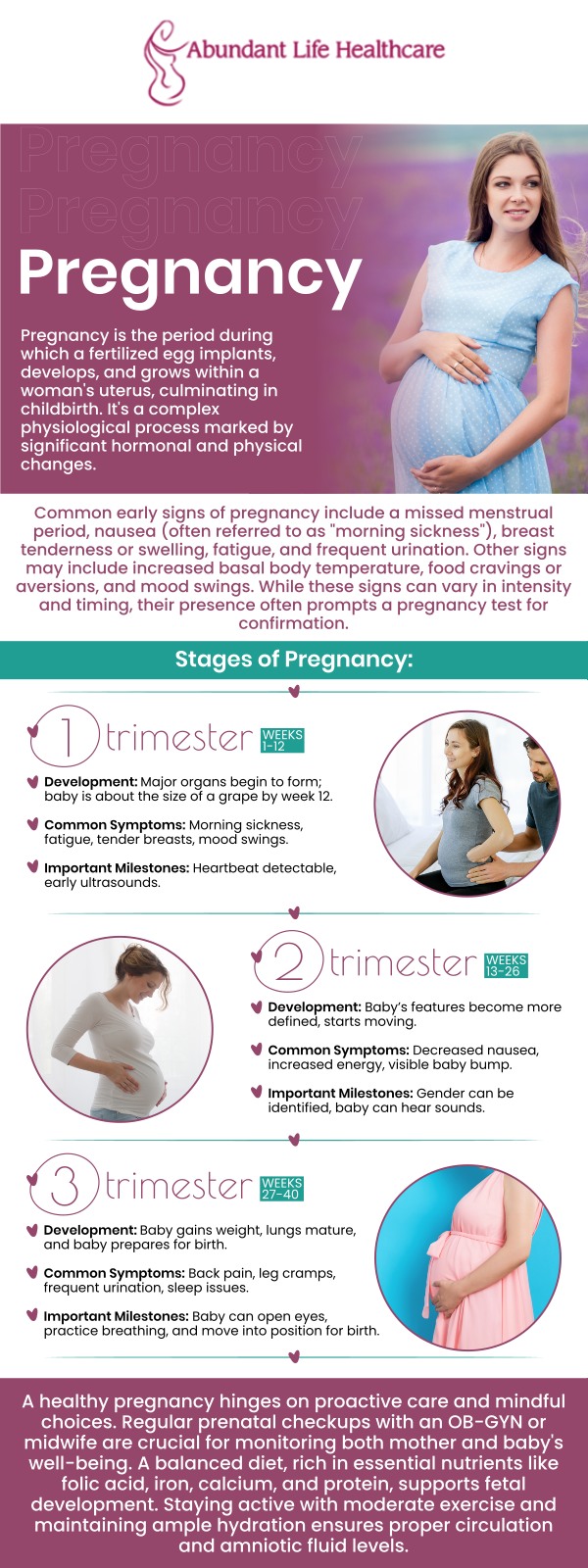 Dr. Marc Jean Gilles, DO, FACOG, at Abundant Life Healthcare specializes in providing comprehensive care to pregnant women. He provides advice on fetal health, diet, exercise, and possible issues. Along with helping with childbirth, he also performs routine check-ups and monitors fetal development. He also offers postpartum care in specific circumstances. For more information, contact us or schedule an appointment online. We are conveniently located at 601A Professional Drive, Suite 370, Lawrenceville, GA 30046.