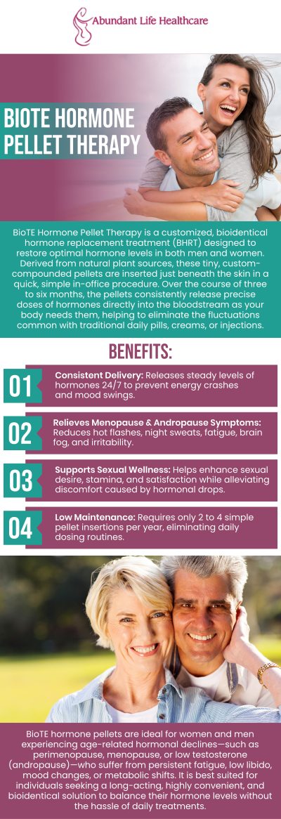 Biote hormone pellet therapy is a personalized treatment for restoring hormonal balance. Tiny pellets are inserted under the skin, releasing a consistent dose of hormones to address symptoms like fatigue, weight gain, and mood swings. This therapy promotes energy, better sleep, and mental clarity. Consultation with Dr. Marc Jean-Gilles, DO, FACOG, is essential for tailored and safe treatment. For more information, contact us today or book an appointment online. We are conveniently located at 601A Professional Drive, Suite 370, Lawrenceville, GA 30046. Biote hormone pellet therapy is a personalized treatment for restoring hormonal balance. Tiny pellets are inserted under the skin, releasing a consistent dose of hormones to address symptoms like fatigue, weight gain, and mood swings. This therapy promotes energy, better sleep, and mental clarity. Consultation with Dr. Marc Jean-Gilles, DO, FACOG, is essential for tailored and safe treatment. For more information, contact us today or book an appointment online. We are conveniently located at 601A Professional Drive, Suite 370, Lawrenceville, GA 30046.